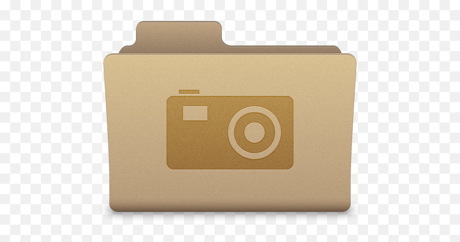 Yellow Pictures Folder Icon - Latt For Os X Icons Mac Work Folder Icon Png,Gold Camera Icon