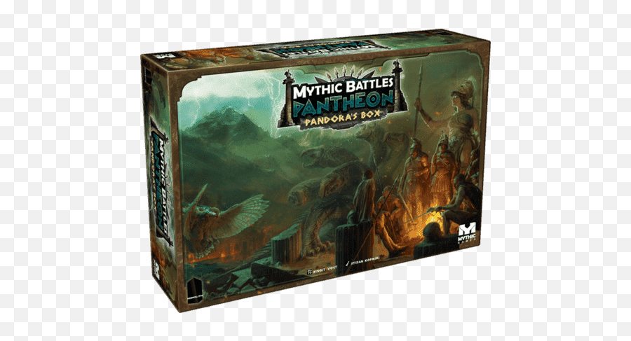 Mythic Battles Pantheon Apollo Miniature Plus Pandorau0027s Box Bundle Mbp02 Kickstarter Special - Mythic Battles Pandora Box Png,Pandora's Box Icon