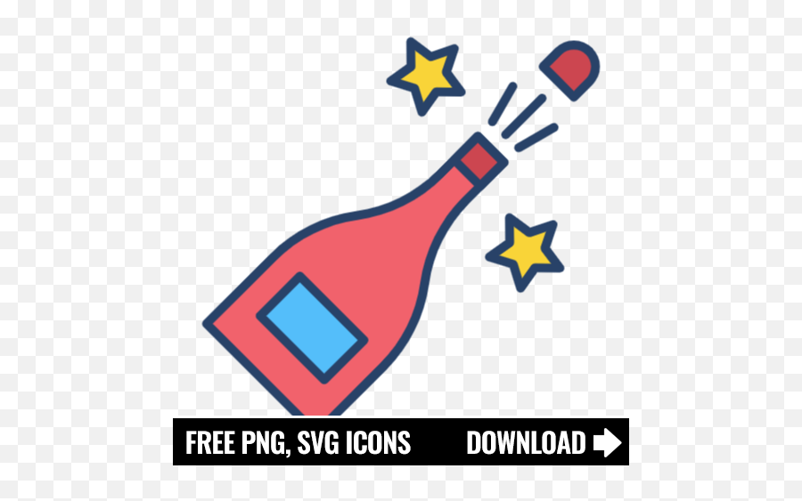 Free Champagne Icon Symbol Png Svg Download - Fitness Icon,Champagne Icon Png