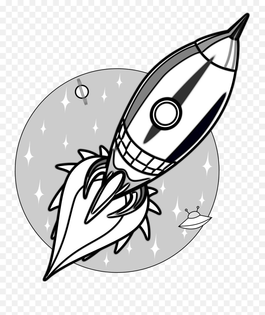 Rocket Free To Use Clipart - Rockets Black And White Png,Rocket Clipart Png