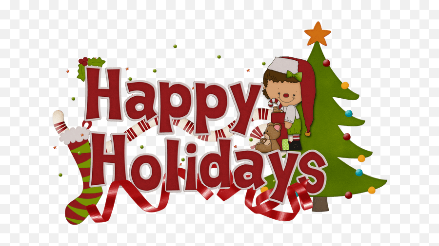 Download Holidays Clipart Happy Holiday - Happy Holidays Clipart Png,Holidays Png