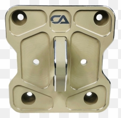 Can - Am X3 Billet Radius Rod Pull Plate with Tow Ring CA Solid png