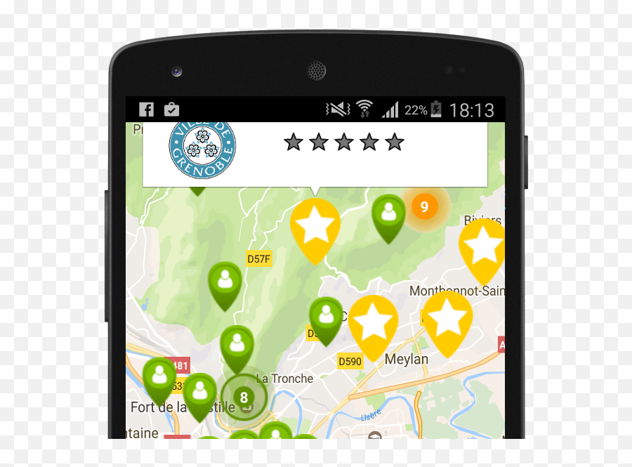 Xamarinandroid - Grouping Google Map Markers With Language Png,Android Google Map Marker Icon