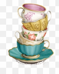 Teacup Stack Png - Cups