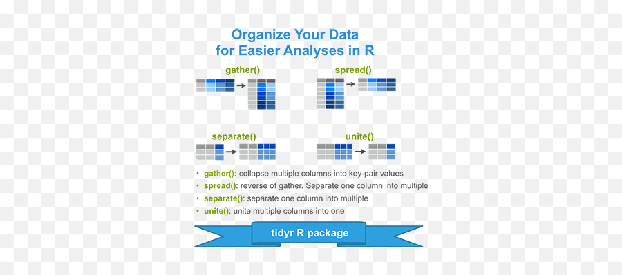 Tidyr Crucial Step Reshaping Data With R For Easier Png D Icon