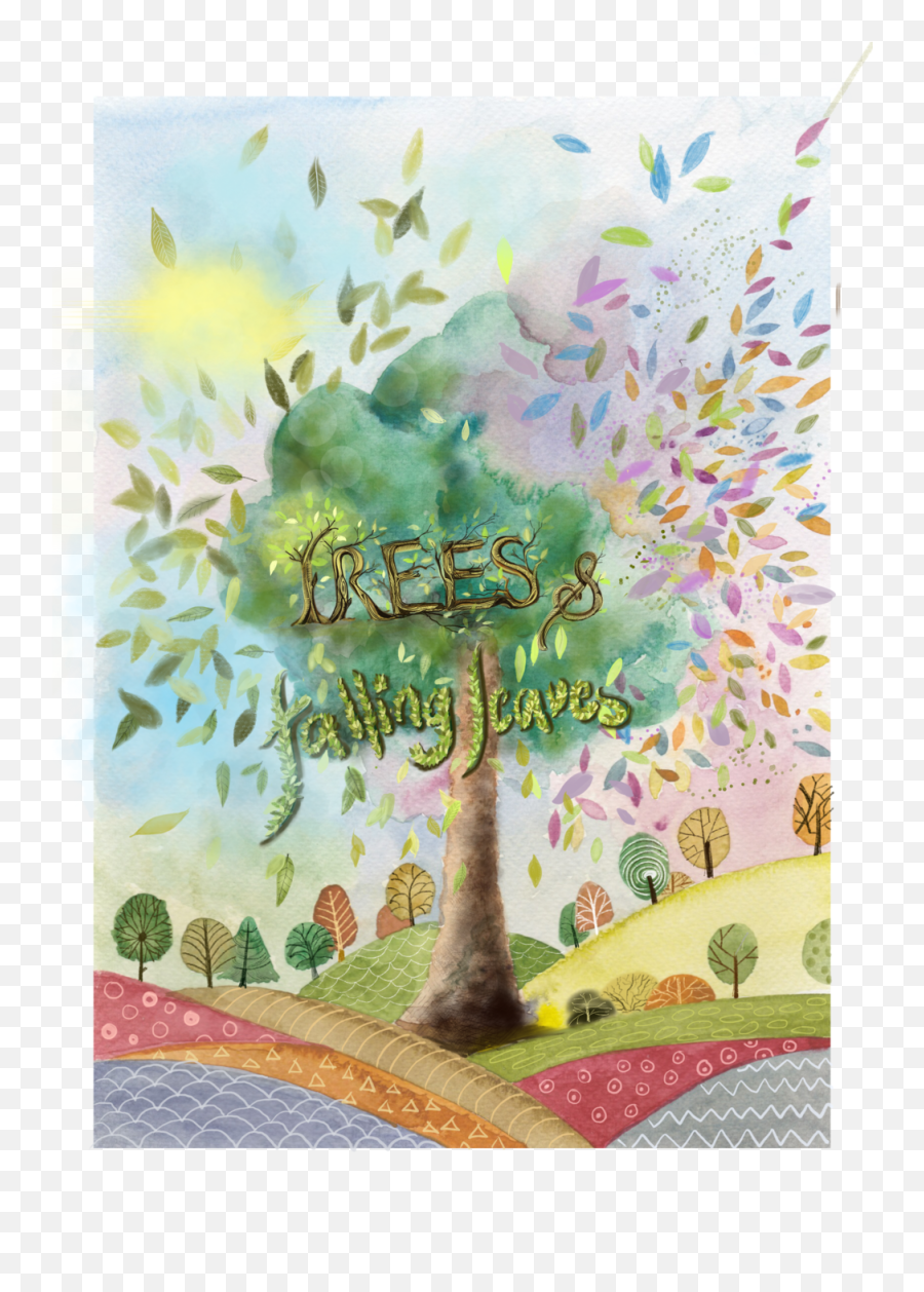 Trees With Falling Leaves Original Png Transparent
