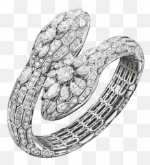 Serpenti Watch 102783 Bvlgari - White Snake Bulgari Serpenti Watch Png,Snake Scales Png