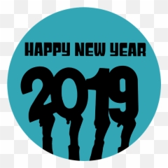 Newyear 2019 Happy Year - App Dp Hd png