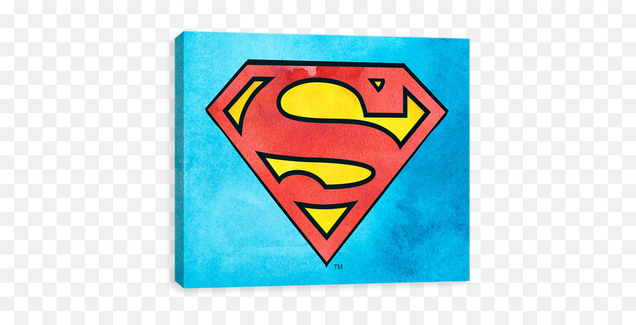 Superman Watercolor Logo - Superman Logo Png,Superman Cape Logo