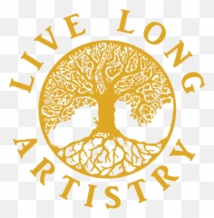 Makeup Logo Design For Live Long - Circle png