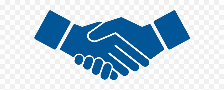 Download Hd Blue Handshake Icon - Partnership Logo Png,Handshake Icon Png