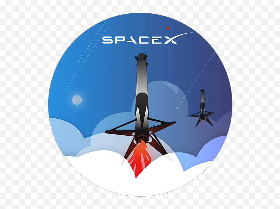 Space X Illustration - Graphic Design Png,Spacex Logo Png