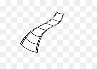 Download Vector - Elegant 3d film strip Vectorpicker Films Clipart Black And White Png