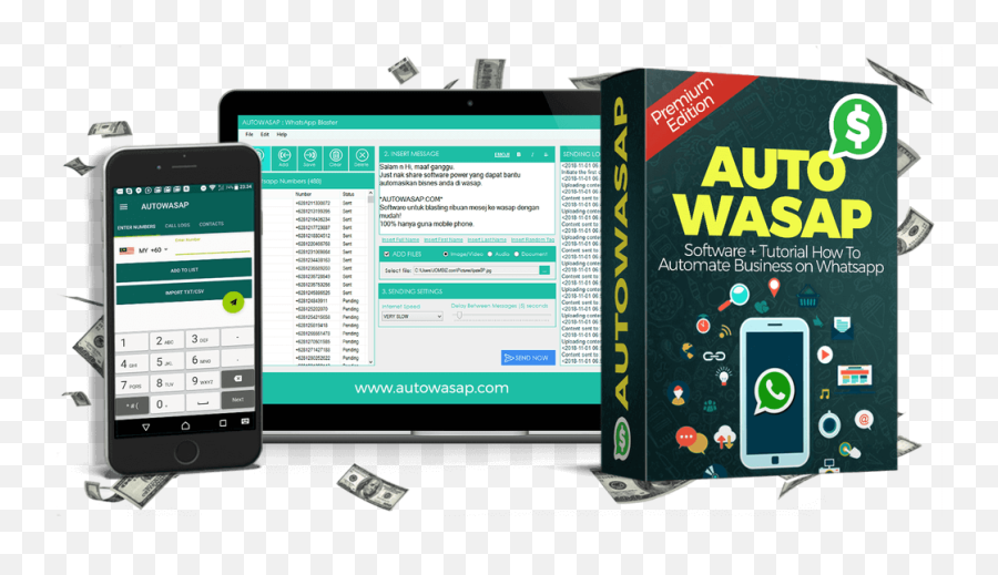 Autowasap Kit Automasi Bisnes Di Whatsapp - Autowasap Android App Crack Png,Logo Wasap