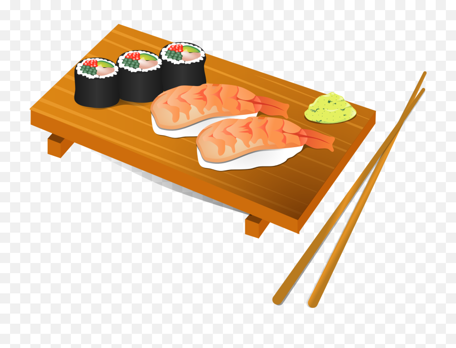 Chinese Food Clipart Transparent - Free Sushi Clipart Png,Food Clipart Transparent Background
