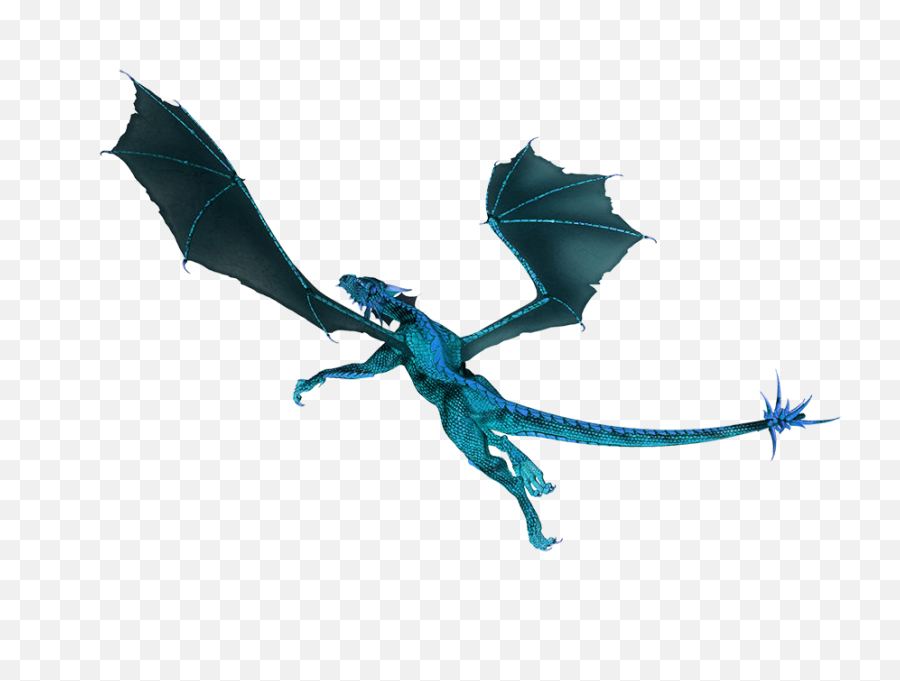 Download Blue Flying Dragon Clipart - Transparent Animated Flying Dragon Png,Dragon Clipart Transparent Background