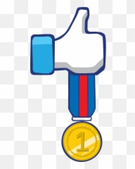 Facebook Thumbs Up Image Clipart - Art png