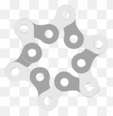 Circle Clipart Chain Link Transparent - Bicycle Chain png