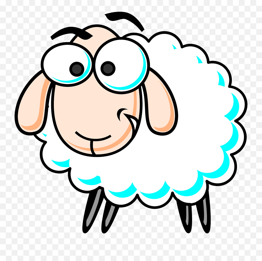 Confused Sheep Clipart Free Download Transparent Png - Sheep Clipart Png,Confused Png