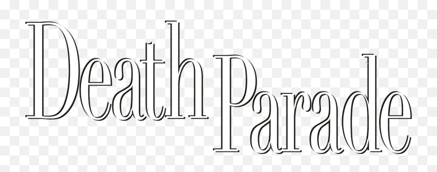Death Parade - Death Parade Logo Png,Death Transparent