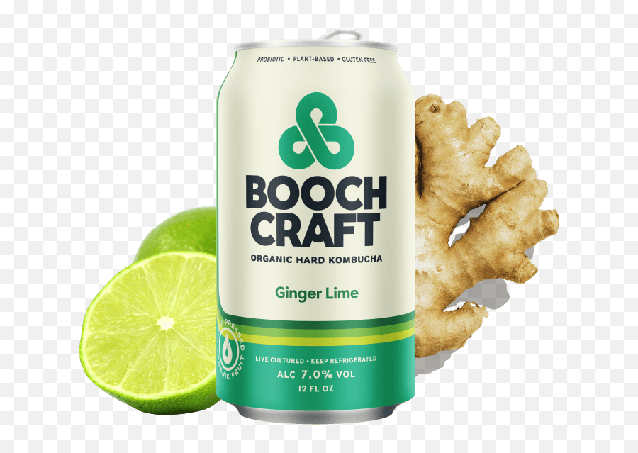 Ginger Lime - Boochcraft Boochcraft Watermelon Mint Chili Png,Limes Png