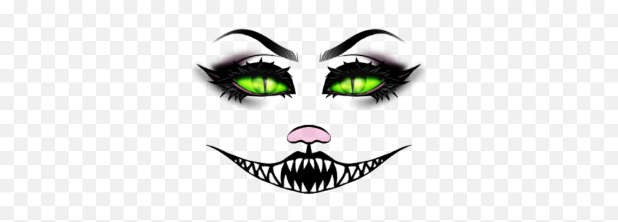 Cheshire Cat Makeup - Roblox Clip Art Png,Cheshire Cat Png