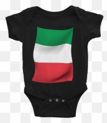 Italian Flag Infant Bodysuit Byjackson - Wu Tang Baby Onesie Png,Italian Flag Png