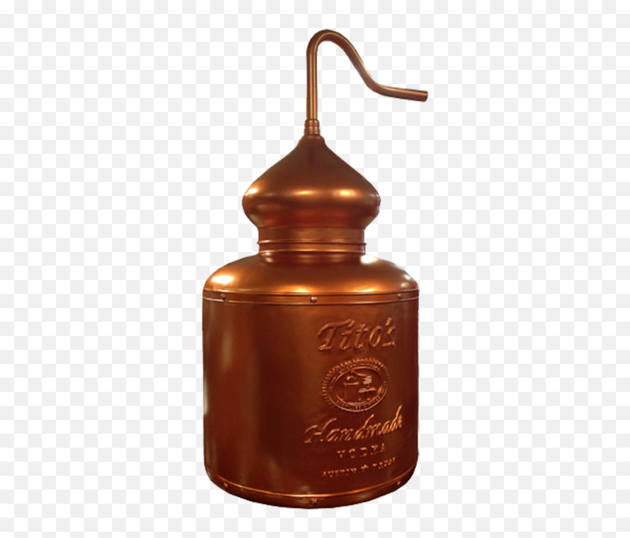 Download Titou0027s Vodka Copper Still - Bottle Full Size Png Still,Tito's Vodka Logo Png