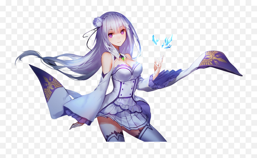 Download Emilia Re Zero Png Image With No Background - Emilia Re Zero Crystal,Emilia Clarke Png