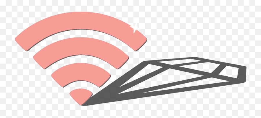 13 Octbetterwifi Rock Solid Wifi Symbol With Diamond - Wifi Graphic Design Png,Wifi Symbol Png