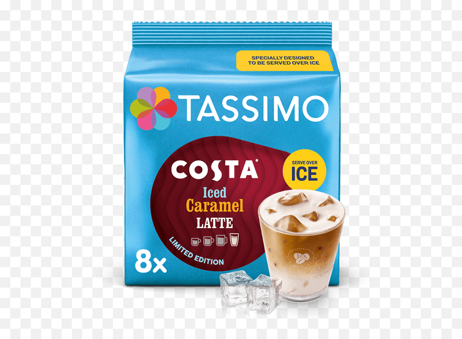 Costa Iced Caramel Latte - Tassimo Costa Iced Caramel Latte Png,Ice Coffee Png
