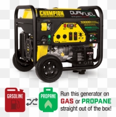 Champion 100231 5500 - Watt Dual Fuel Portable Generator with Wheel Kit 8000 png