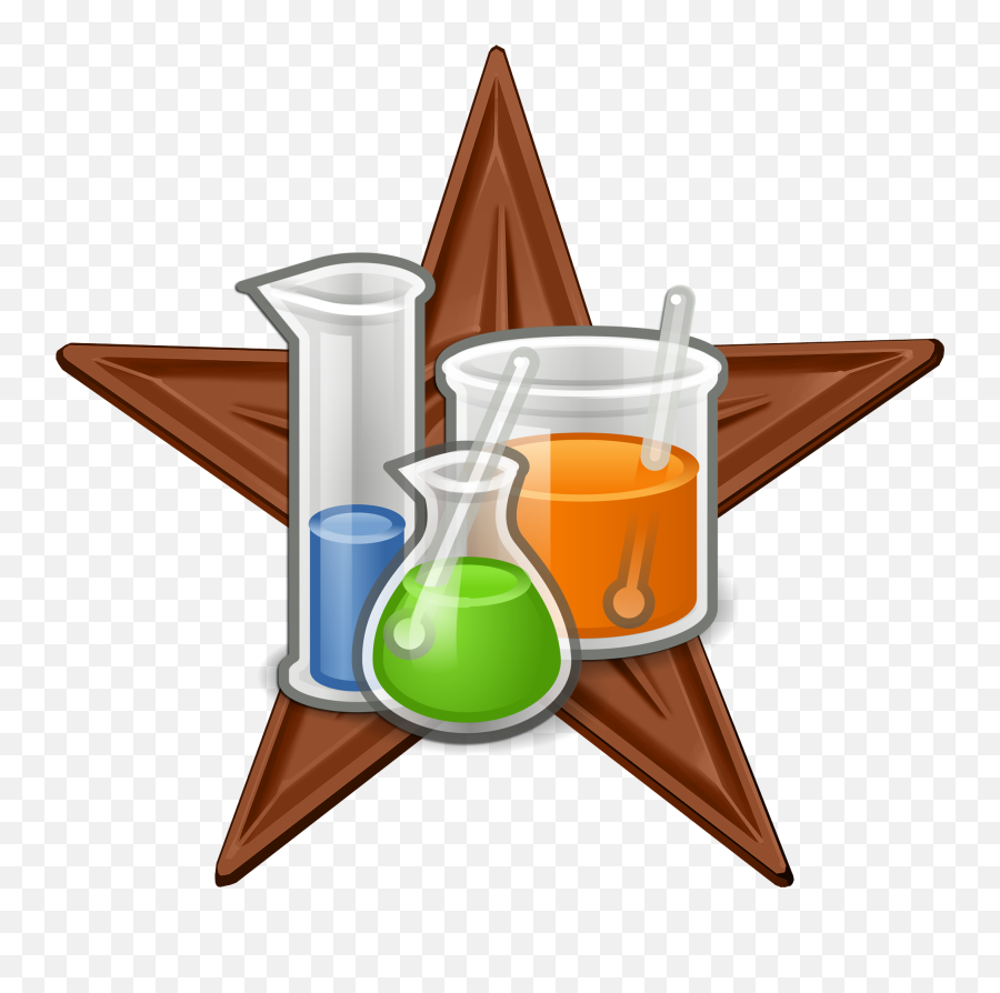 Chemistry Barnstar Hires - Beaker Png,Chemistry Png