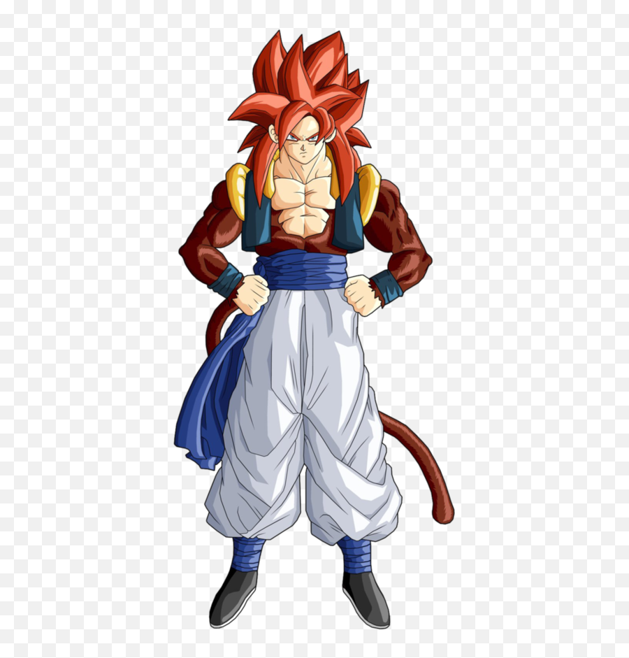 Gogeta Super Saiyan 4 Dragon Ball Gt - Dragon Ball Gt Gogeta Super Sayen 4 Png,Gogeta Png