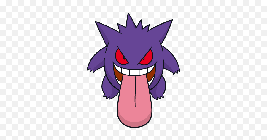 Gengar Transparent Png Image - Gengar With Tongue Out,Gengar Png