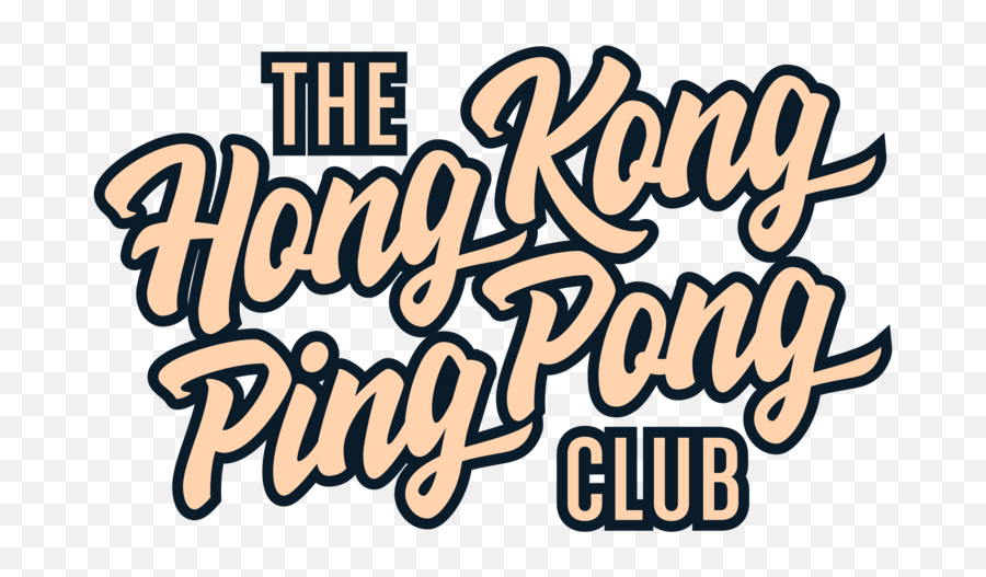 The Hong Kong Ping Pong Club U2014 Leopallooza - Calligraphy Png,Ping Pong Png