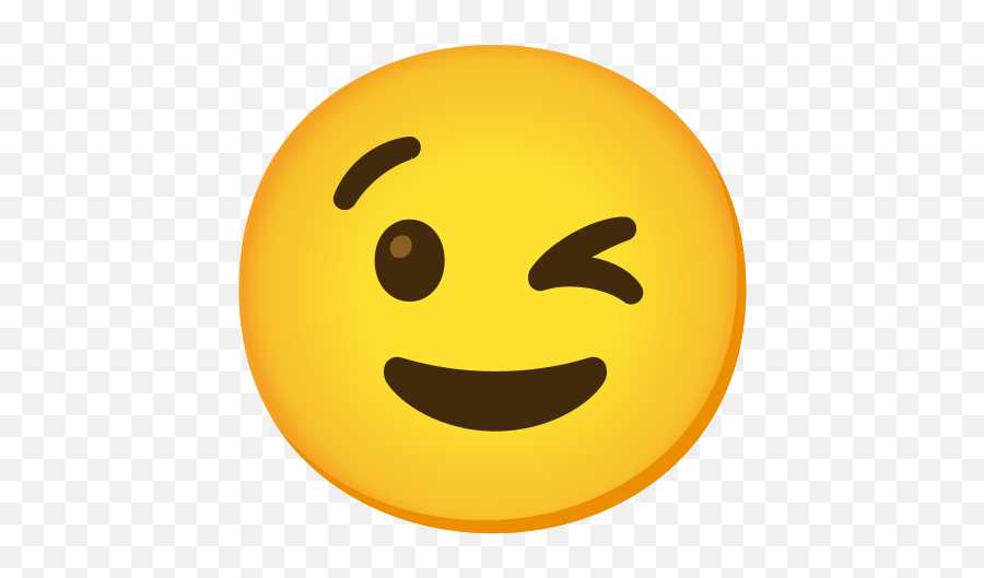 Winking Face Emoji - Blob Emoji Gif Png,Winking Emoji Transparent