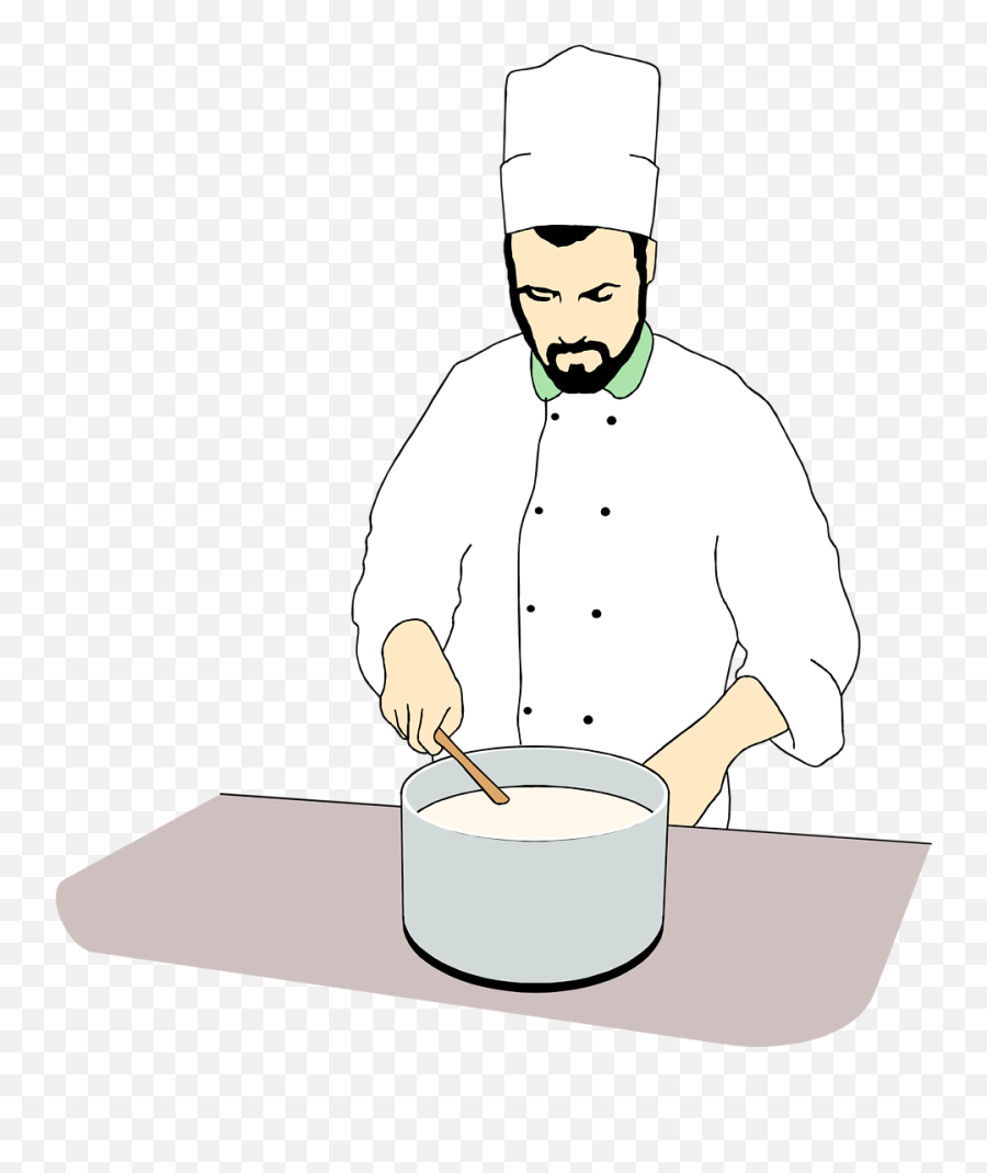 Graphic Royalty Free Stock Chef Cooking - Cartoon Chef Stirring Pot Png,Cooking Png