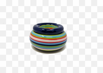Hand Painted Ceramic Honey Pot Ashtray - Toy Png,Ashtray Png
