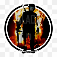 Download Hd Zombie Silhouettes Sticker For The Upcoming Cod - Language png