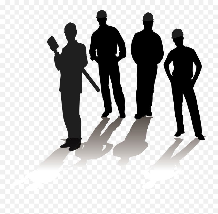 Construction Worker Silhouette Png Picture 1876248 - One In A Million,Computer Silhouette Png