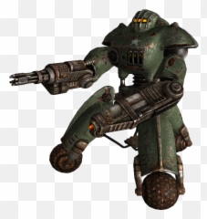 Download Military Sentry Bot Minigun - Fallout 3 Robots png