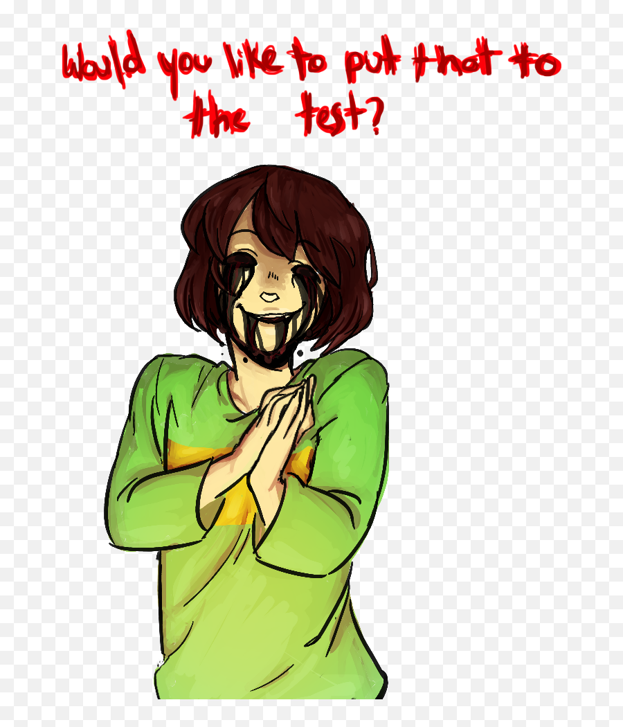 Chara Drawn - Happy Png,Chara Transparent