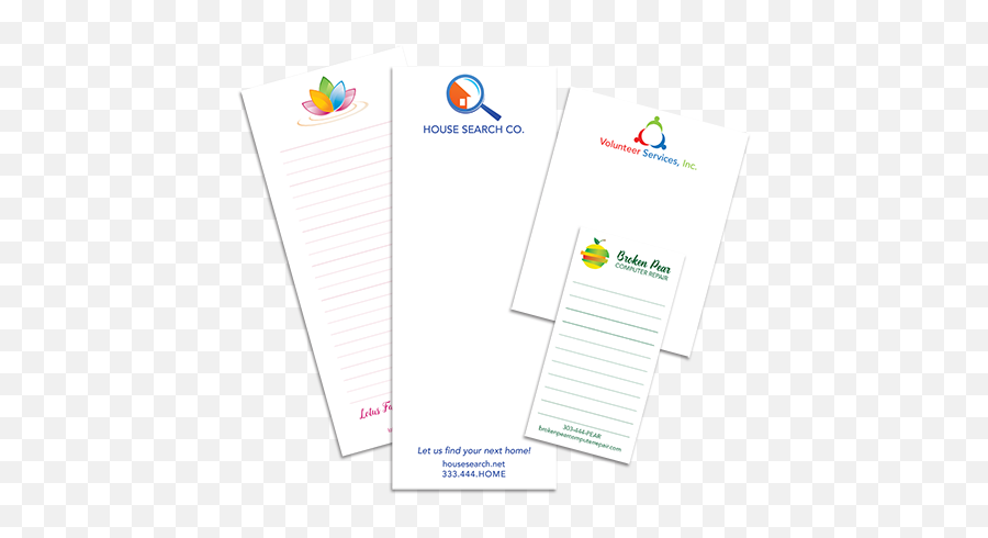 Custom Notepads From - Vertical Png,Notepad++ Logo