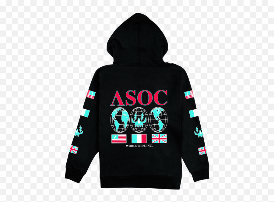 Asoc Worldwide Black Hoodie Shop Carnage Online - Hooded Png,Carnage Icon