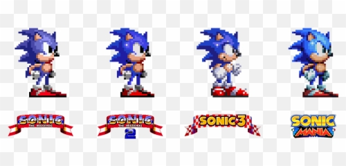 Sonic Mania - 1 Cd 2 3 And Knuckles png