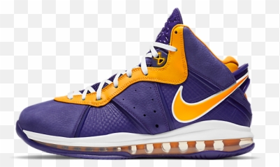 Nike Lebron 8 Lakers - Nike Lebron 8 Lakers Png,Hyperfly Icon 2