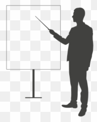 Businessman Pointing Presentation Board - Apresentacao Png,Presentation Png