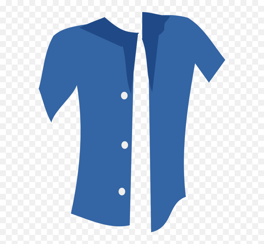 T - Blue Shirt Clipart Png,Shirt Button Png