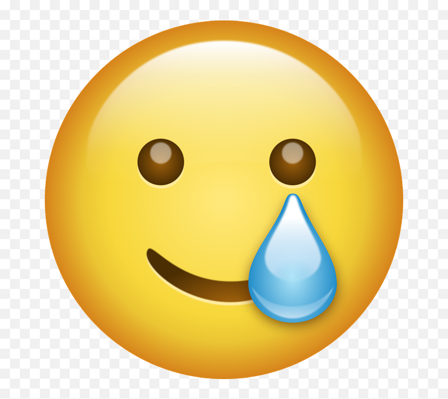 Emoticon Smile Emoji - Carita Sonriente Con Lagrima Png,Whatsapp Hug Icon